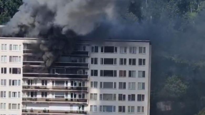 Zjarri përfshin pallatin me mbi 200 banorë në Belgjikë, të paktën pesë të vdekur
