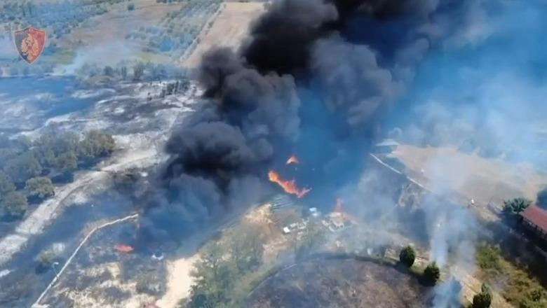 Zjarri në Drizë të Fierit, arrestohet 20-vjeçari