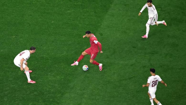 Botërori 2026/ Mund të jetë e fundit për Ronaldon, mbyllet pa gola pjesa e parë Portugali-Spanjë