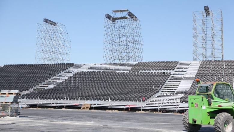 Të shtunën koncerti i Kanye West, Rama inspekton stadiumin për 60 mijë spektatorë: Dhamë 4 mln euro, nëse eventi do paralizohej, një mundësi më pak për ekonominë