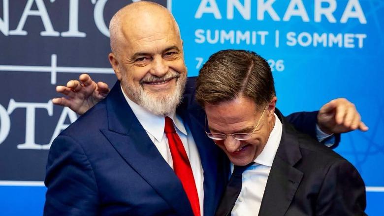 ‘Moment krenarie kur të bëhet zemra mal’, Rama ndan foton me Rutte: Vjen dita kur e paimagjinueshmja bëhet e mundur
