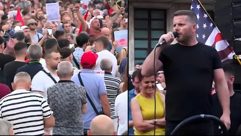 Protestuesi nga tubimi para Kryeministrisë: Koncerti i Kanye West në Tiranë është një kurth, le ta shijojnë sufllaqexhinjtë e patronazhistët! Ne s’kemi paracetamol në spital