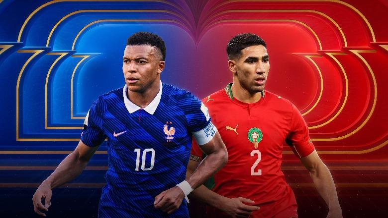 Formacionet zyrtare/ Franca me 'artilerinë e rëndë' në sulm, Maroku pa yllin e ekipit nga minuta e parë! Dy skuadrat gati për çerekfinalen e Botërorit 2026