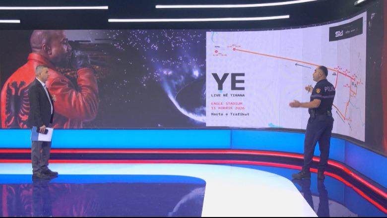 Nesër koncerti i Kanye West në Tiranë/ Bllokohen rrugët rreth ‘Eagle Stadium’, autostrada e hapur! Hyrja në 18:00, transporti publik ose privat (por nuk ka parkime)