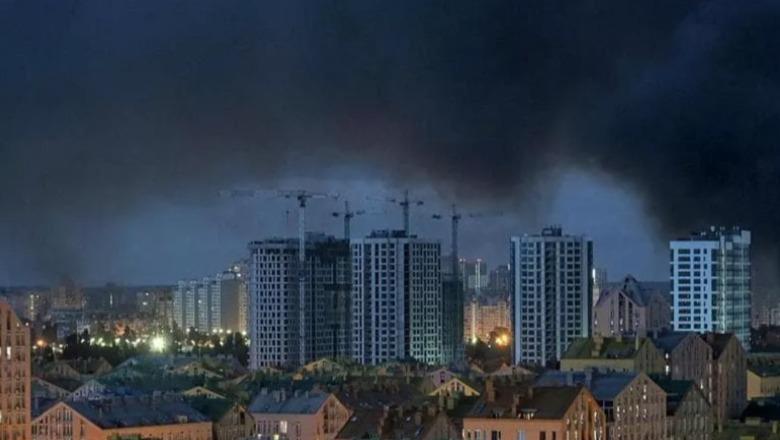 Lufta Ukrainë-Rusi/ Moska sulm me raketa balistike në Kiev, shpërthime dhe zjarre në kryeqytet