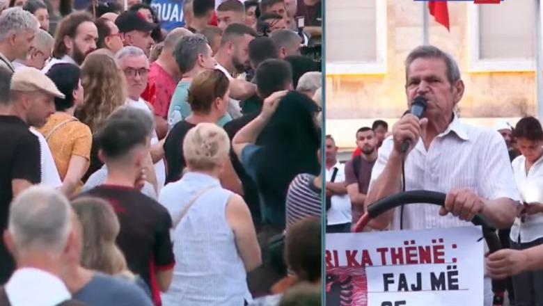Protestuesi përdor gjuhë dhune: Ta tërheqim zvarrë kryeministrin!