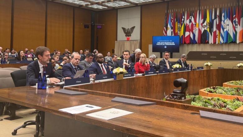 Hoxha në Ministerialin e thirrur nga Sekretari Rubio: Shqipëria po zhvillon qëndrueshmërinë kundër kërcënimeve hibride në bashkëpunim e partneritet me miqtë dhe aleatët