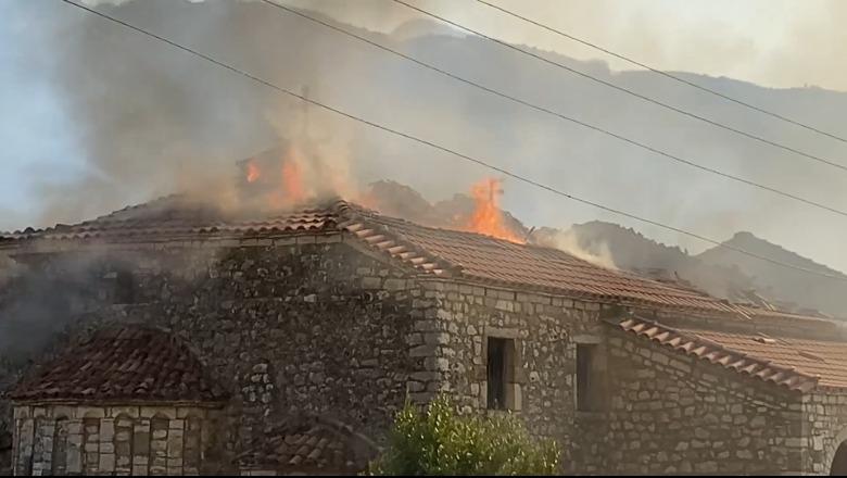 U përfshi nga flakët e verës të vitit të kaluar, restaurohet kisha e Shën Ilias në Lekël të Tepelenës