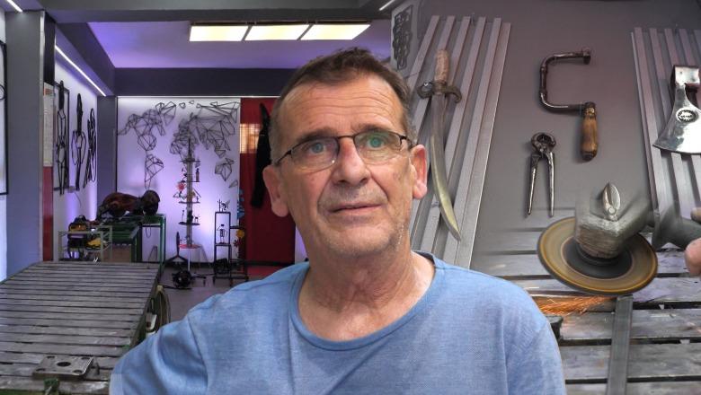 Një nga Ne/ Zanati i metalpunuesit drejt zhdukjes, Astrit Krasniqi vuan mungesën e fuqisë punëtore: Nuk marr përsipër punë të mëdha, tani po bëj art