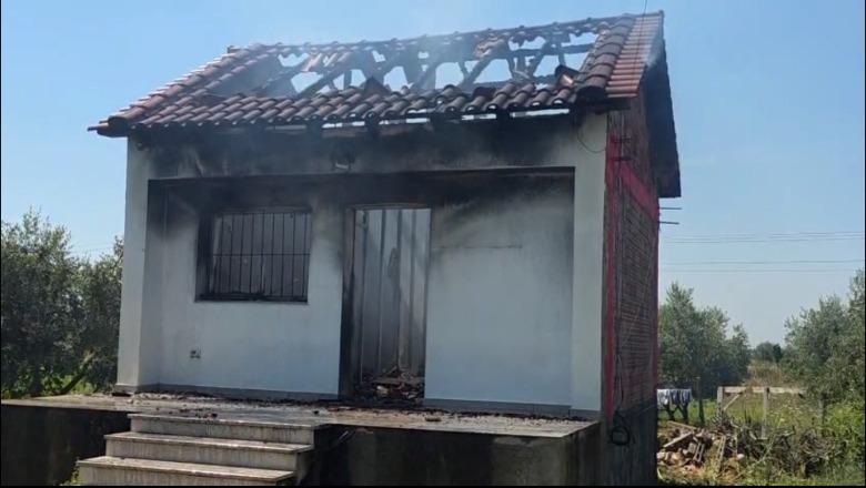 Flakët përpijnë banesën në Lushnje, shkak dyshohet një shkëndijë elektrike