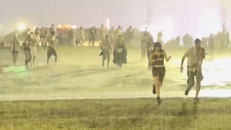 Stuhia e fortë la përgjysmë koncertin e Bad Bunny në Milano, mediat: Biletat do të rimbursohen! Disa fansa morën lëndime në kokë nga breshëri