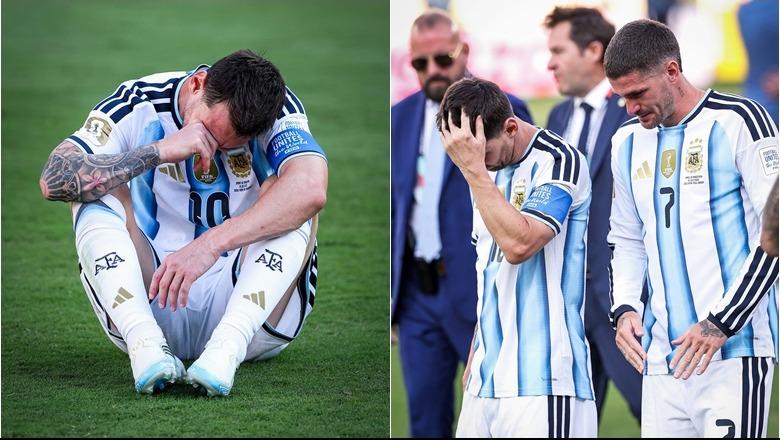 Fundi i një epoke, Lionel Messi në lot pasi humbi në finalen e Botërorit 2026
