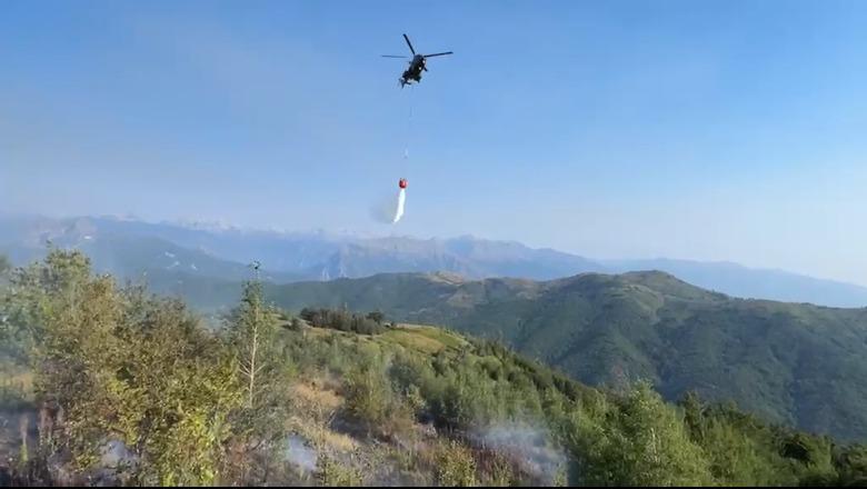 Përfshihet nga flakët pylli i Iballes në Fushë-Arrëz, nis ndërhyrja nga ajri! Zjarri dyshohet i qëllimshëm