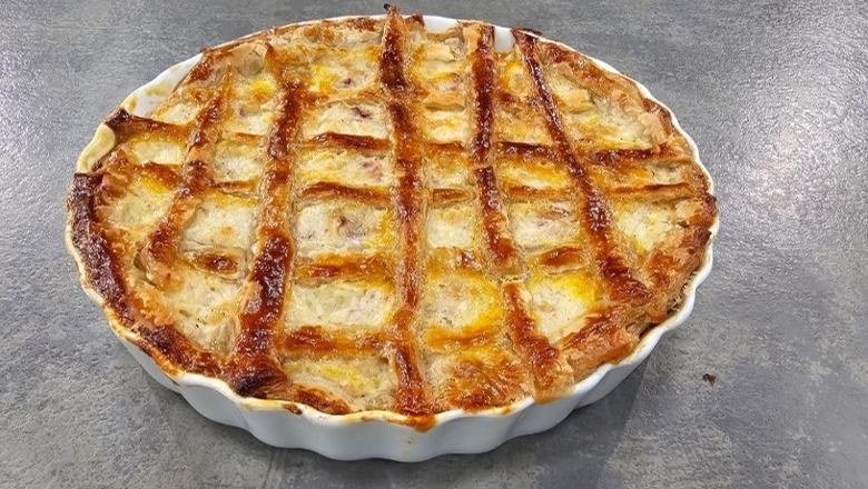 Byrek me proshutë dhe djathë nga zonja Albana 
