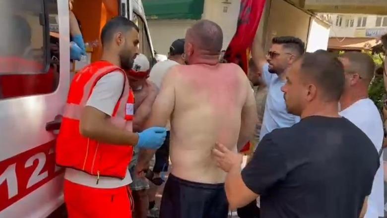 Përplasjet me policinë para parlamentit, dy protestues të lënduar
