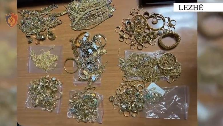 Shiste bizhuteri floriri dhe ora dore të vjedhura, arrestohet argjendari në Lezhë! Vlera e sekuestruar arrin në 300 mijë euro (EMRI)