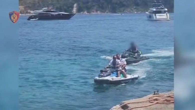 Rrezikoi pushuesit me manovra të rrezikshme, 10 mijë lekë gjobë për drejtuesin e Jet Ski në Gjirin e Livadhit! I bllokohet mjeti lundrues