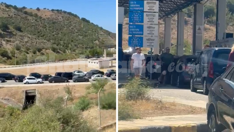 Defekt në sistemin grek, radhë në pikën kufitare të Qafë Botës (VIDEO)