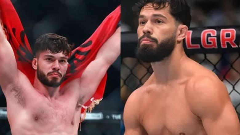 Skena skandaloze në eventin e UFC në Beograd, Dennis Buzukja hyn me flamurin kuqezi, nga tribuna shpërthejnë thirrjet 'Vr*sni shqiptarët'