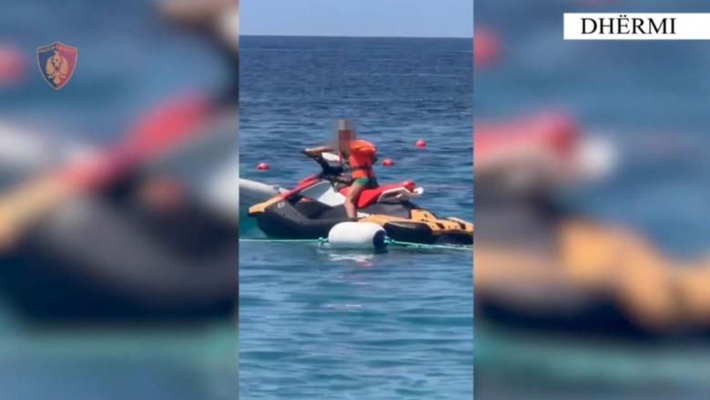 Dhërmi/ 12-vjeçari kapet duke drejtuar një Jet Ski, Policia gjobit me 10 mijë lekë pronarin dhe bllokon mjetin lundrues