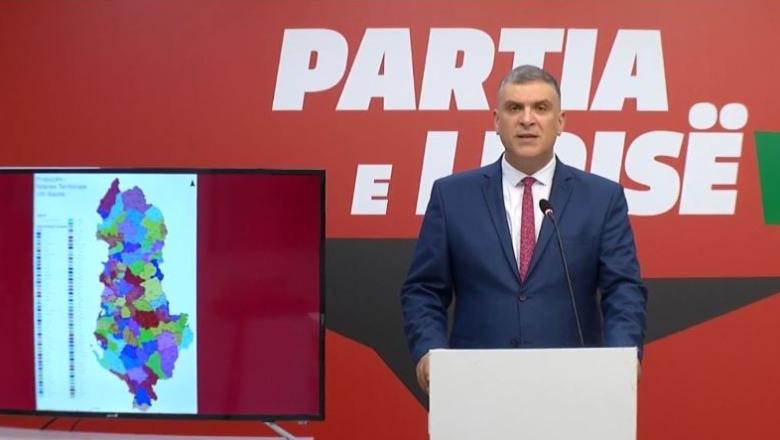 Harta e re e PS ‘shkrin’ 15 bashki, Blushi: Përqendrim i pushtetit vendor në duart e qeverisë, ndryshimet t'i nënshtrohen referendumit