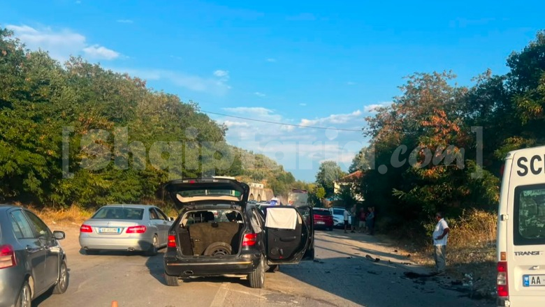 Aksident i 3-fishtë në aksin Elbasan-Peqin, përplasen 3 automjete! 4 persona të plagosur