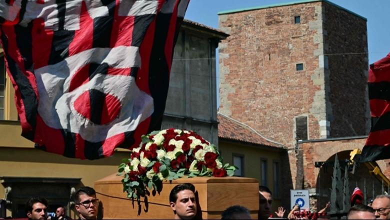 I jepet sot lamtumira e fundit Franco Baresit, legjendës së Milanit dhe Italisë! Mijëra tifozë në shesh, figura nga Reali e Barça