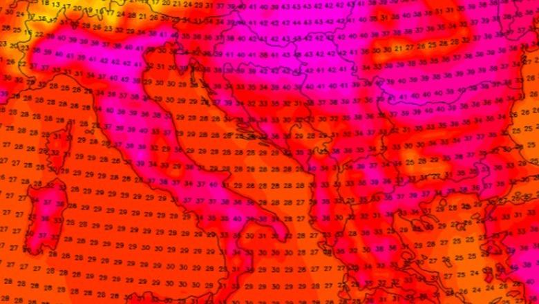 Java e ferrit në Europë, vala e të nxehtit afrikan zhvendoset drejt Ballkanit me temperatura deri në 43°C