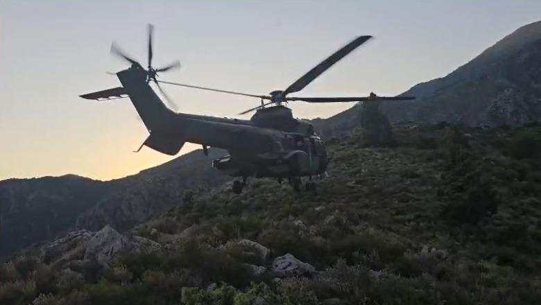 Ishin bllokuar mes shkëmbinjve në Malin e Çikës në Vlorë, ndërhyrja me helikopter bën të mundur shpëtimin e 3 turistëve gjermanë