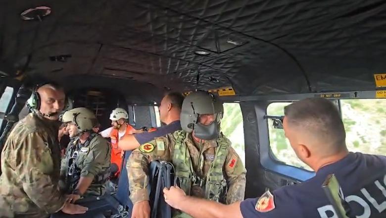 Ishin bllokuar mes shkëmbinjve në Malin e Çikës në Vlorë, ndërhyrja me helikopter bën të mundur shpëtimin e 3 turistëve gjermanë
