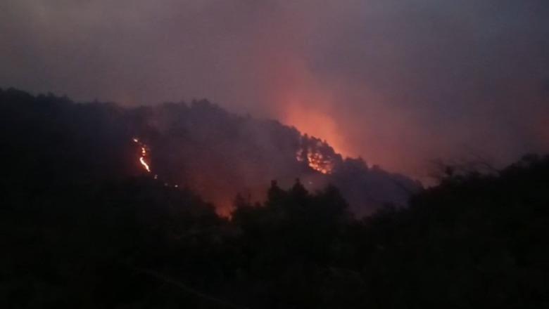 Vatra e Drenies ende aktive, errësira ndal betejën me flakët, operacioni rinis nesër