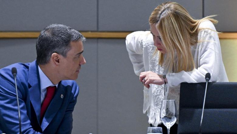 Përplasje Itali-Spanjë për pezullimin e Schengenit, Meloni nuk tërhiqet: Nuk i nënshtrohemi shantazhit të Sánchez