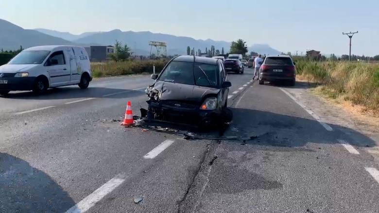 Aksident i trefishtë në aksin Lezhë-Laç, një person i lënduar