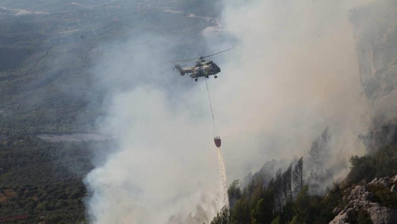 Zjarri në Krujë, Nufi: I shkaktuar nga njeriu, 3 helikopterë po punojnë për shuarjen