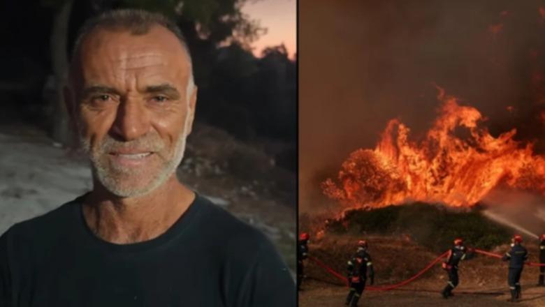 “Në fillim nuk na donin, sot luftuam si një ekip”, historia e Sokolit, shqiptarit që u fut mes flakëve për të shpëtuar shtëpitë në Greqi