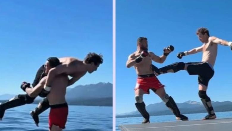 Zuckerberg sfidon kampionin e UFC-së, stërvitja në mes të liqenit bëhet virale