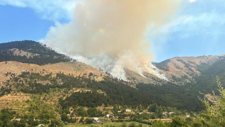 Zjarr në Parkun Kombëtar Lurë–Mali i Dejës, flakët përhapen me shpejtësi! Dy helikopterë në operacion për shuarjen