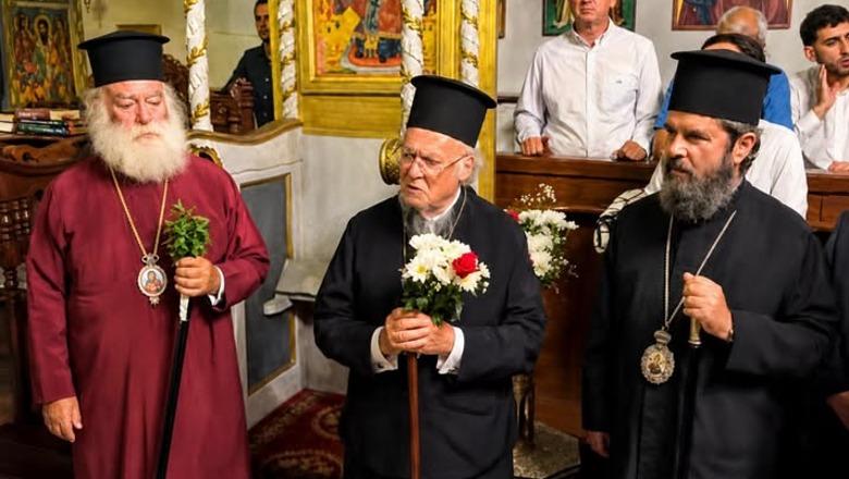 65-vjetori i hyrjes në radhët e klerit të Patriarkut Ekumenik, Vartholomeut, Kryepiskopi Joan vizitë në Imbros
