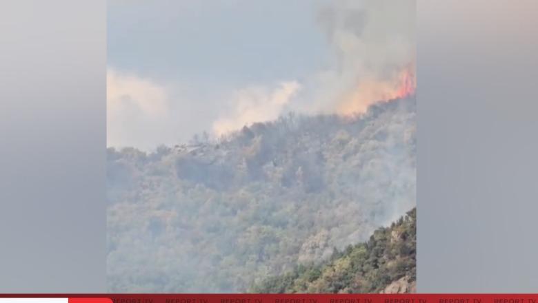 Krujë/ Zjarri në lagjen Abaze, nuk ka evakuim të banorëve! Helikopteri dhe forcat në terren vijojnë operacionin