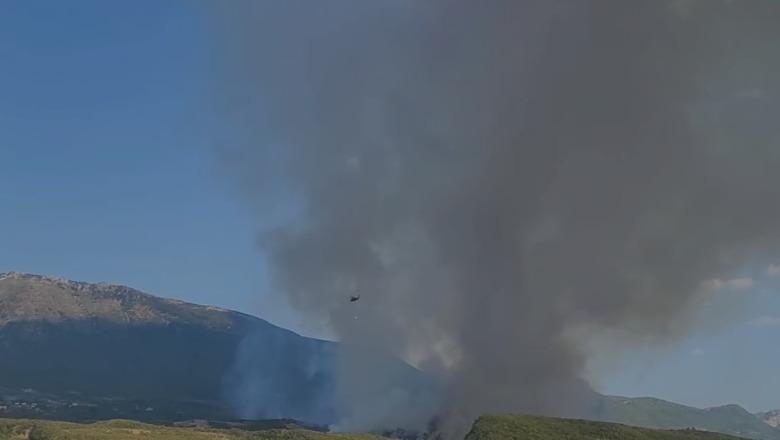 10 vatra aktive zjarresh në vend/ Situatë kritike në Daias të Tiranës, ndërhyet me 2 helikopterë! Flakët në Parkun Kombëtar të Lurës u afrohen banesave (VIDEO)