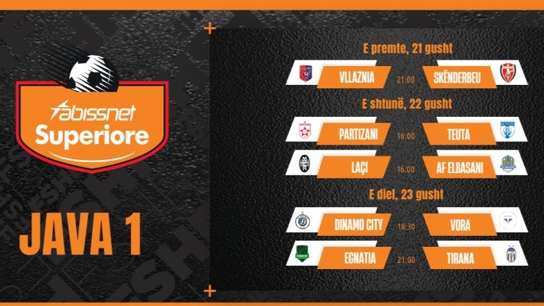 Sezoni i Superligës shqiptare, kampionati nis të premten me Vllaznia-Skënderbeu! Kalendari për 5 javët e para