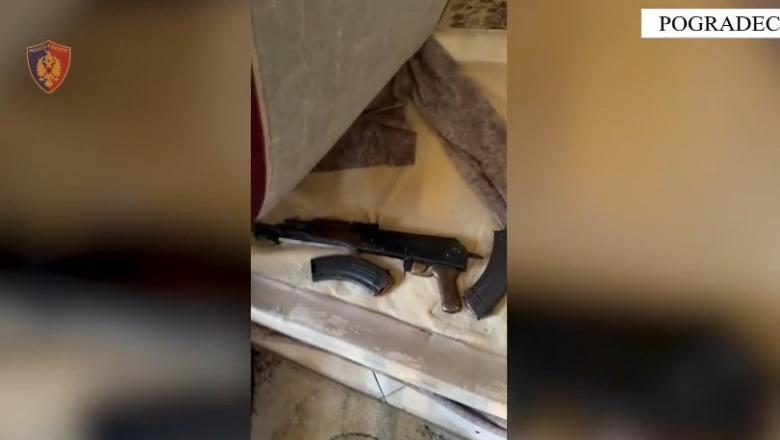 Me automatik në dyshek, arrestohet 44-vjeçari në Pogradec