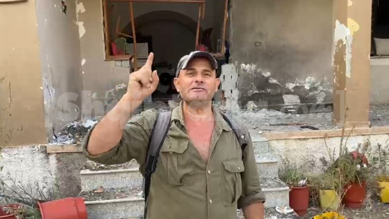 EKSKLUZIVE/ Tritoli i shkatërron gjysmën e shtëpisë, Ylli Zalla shfaqet para banesës: S’dua azil politik! Policia dhe bandat duan të më vrasin! (VIDEO)