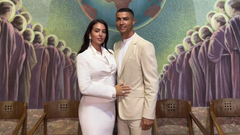 ‘Ishte një ëndërr’, publikohen fotot e ceremonisë së Cristiano Ronaldos dhe Georgina Rodriguez! Çifti zgjedh Gucci për ditën e madhe