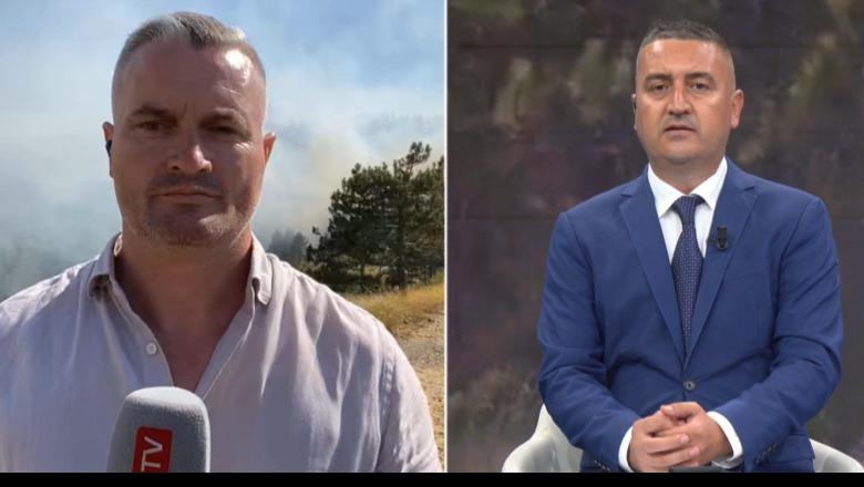 'Situata është kritike' , Gazetari i Report Tv raporton nga vatra e zjarrit në Pukë: Digjen mbi 12 hektarë pyje, flakët përhapen me shpejtësi drejt Gjegjanit
