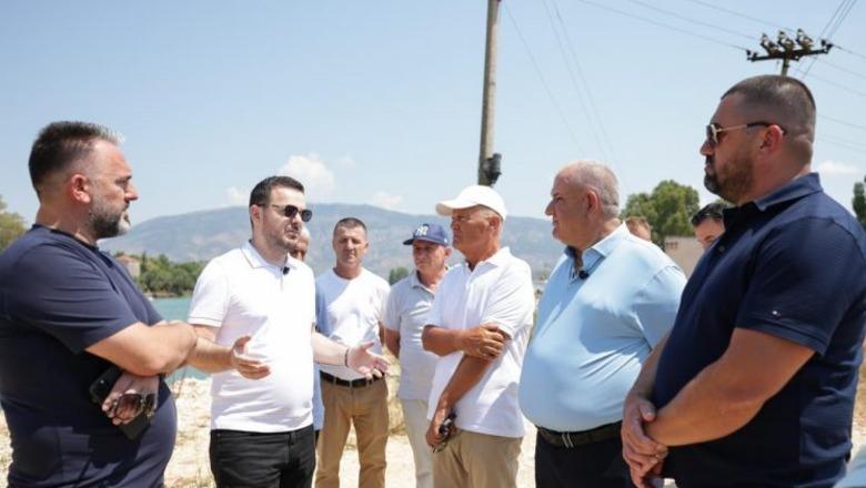 Përfundon rehabilitimi i 1.3 km argjinaturë në Vrinë të Sarandës, Salla inspekton investimin: 2 mijë hektarë tokë bujqësore më të mbrojtura