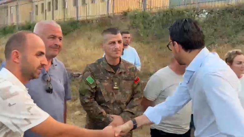 Zjarri në Pukë, Karakaçi inspekton nga afër situatën në Gojan