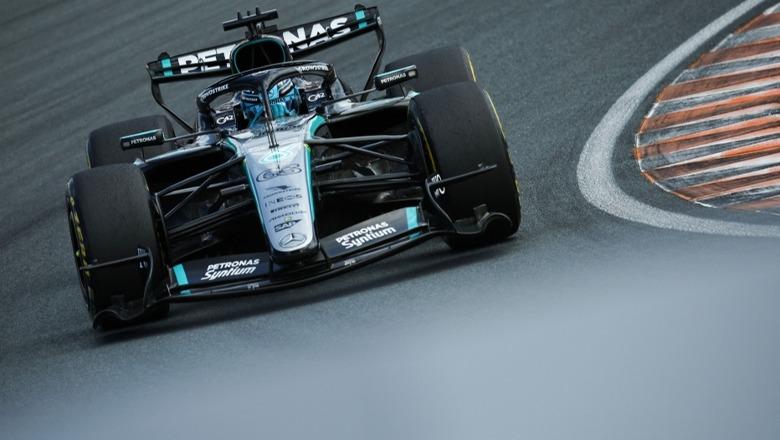 Formula 1/ Russell triumfon në Sprintin e Holandës, ndjek Leclerc! Kimi Antonelli i katërti