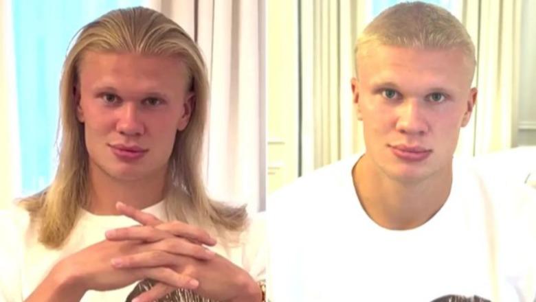 Sezon i ri, model i ri! Erling Haaland pret flokët e gjatë dhe habit tifozët me pamjen e re