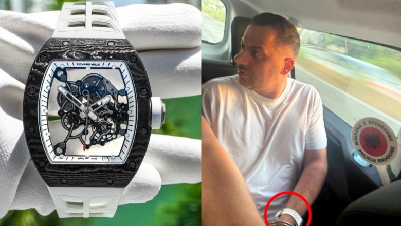 FOTO/ Ora e luksit që mbante në dorë Ergys Agasi në momentin e arrestimit! Kushton qindra mijëra euro, modelet më ekskluzive kapin shifrën 2 mln €